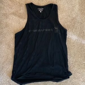 Black Gymreapers tank top- large